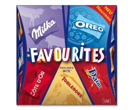 Милка Favorites Assortment Mix, 159гр - заказать шоколадные конфеты ...