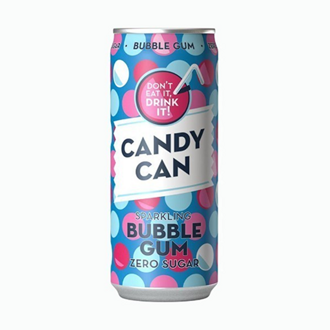 Candy Can Bubble Gum, без сахара 330мл