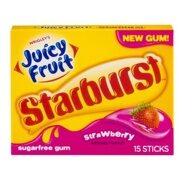 Wrigley Juicy Fruit Starburst 15 пластинок