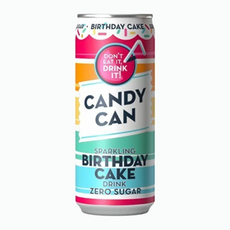 Candy Can Birthday Cake, без сахара 330мл