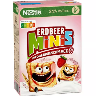 Готовый завтрак Nestle Cini Minis Клубника 250гр