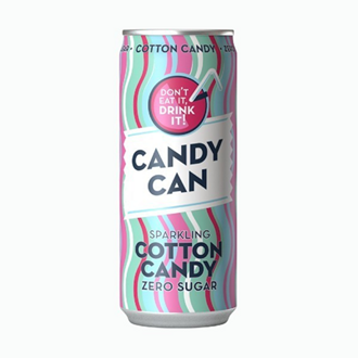 Candy Can Cotton Candy, без сахара 330мл