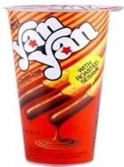 Печенье Meiji Yan Yan Mini с шоколадным кремом 30 гр стакан