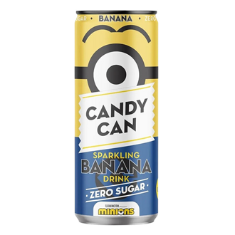 Candy Can Minions Banana, без сахара 330мл