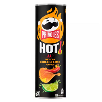 Pringles HOT Mexican Chilli and Lime 160г